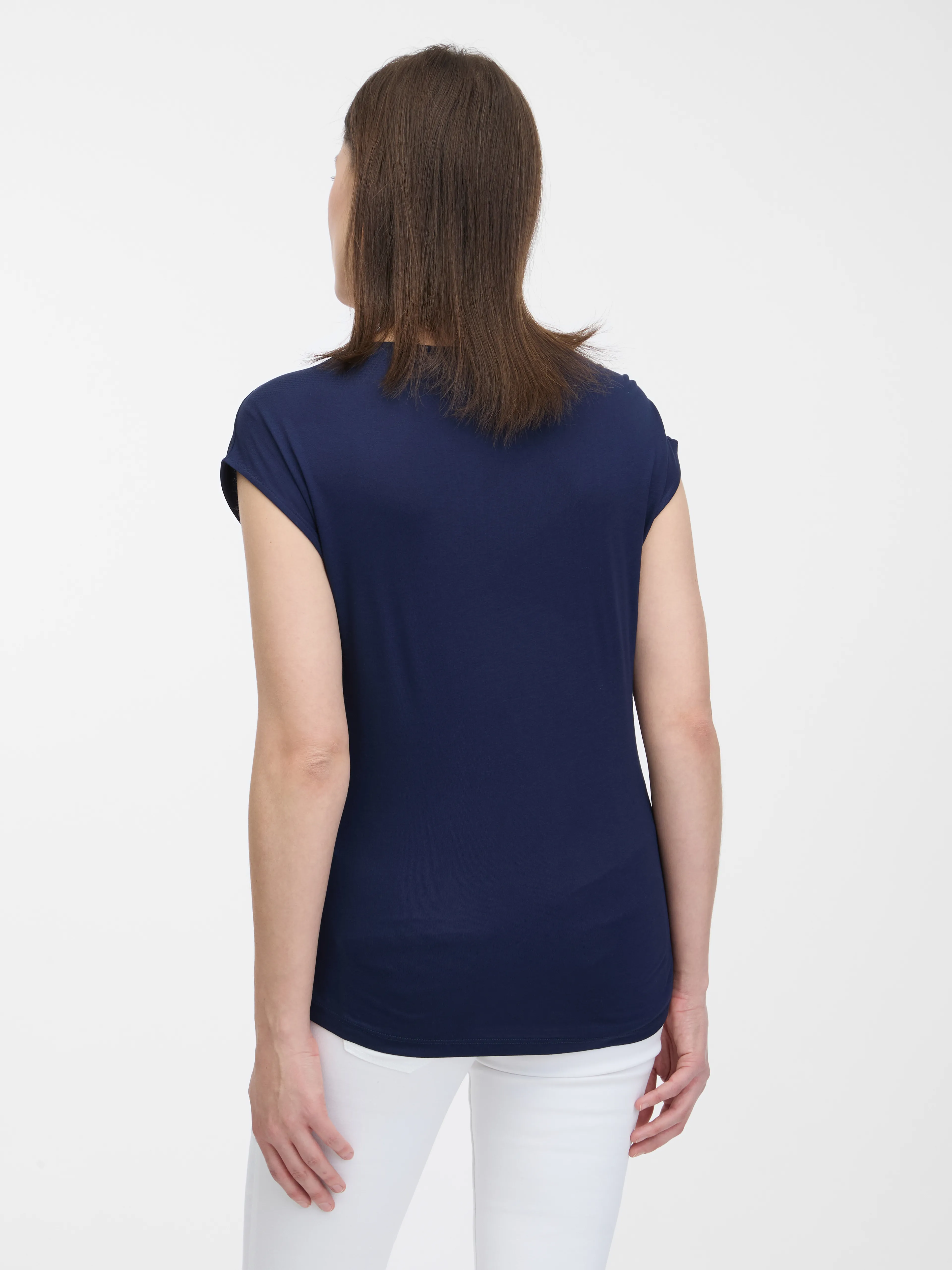 Dunkelblaue Damenbluse ORSAY