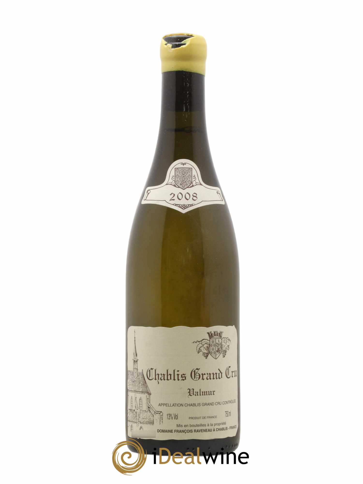 Chablis Grand Cru Valmur Raveneau (Domaine)  2008 - Lot de 1 Bouteille