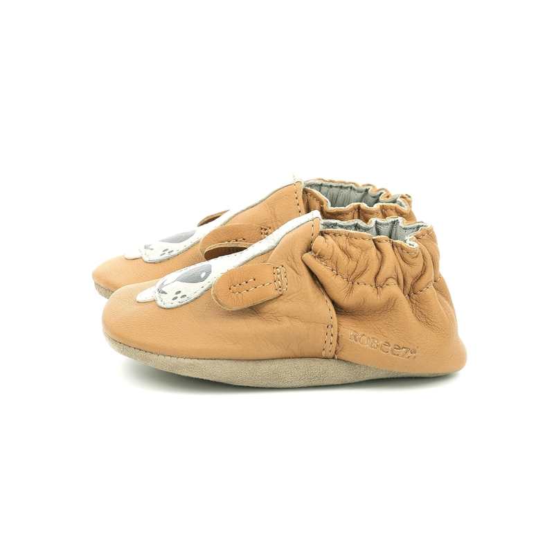 Chaussons cuir tannage vegetal Sweety Dog