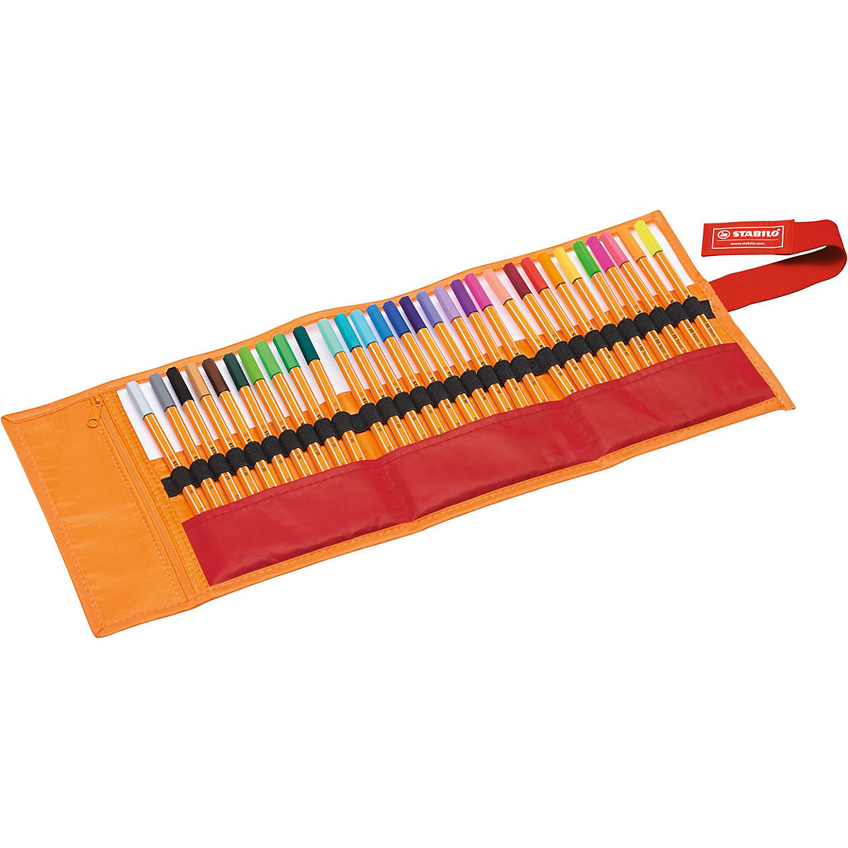 Fineliner point 88, 30 Farben im Rolletui