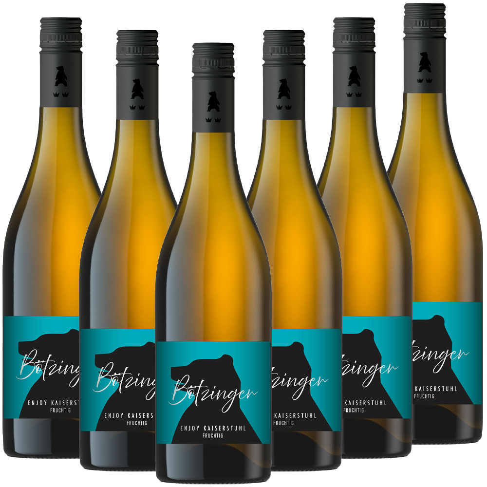Winzergenossenschaft Bötzingen Der Bötzinger - Enjoy Weißwein Cuvée QbA feinherb - 6er Karton