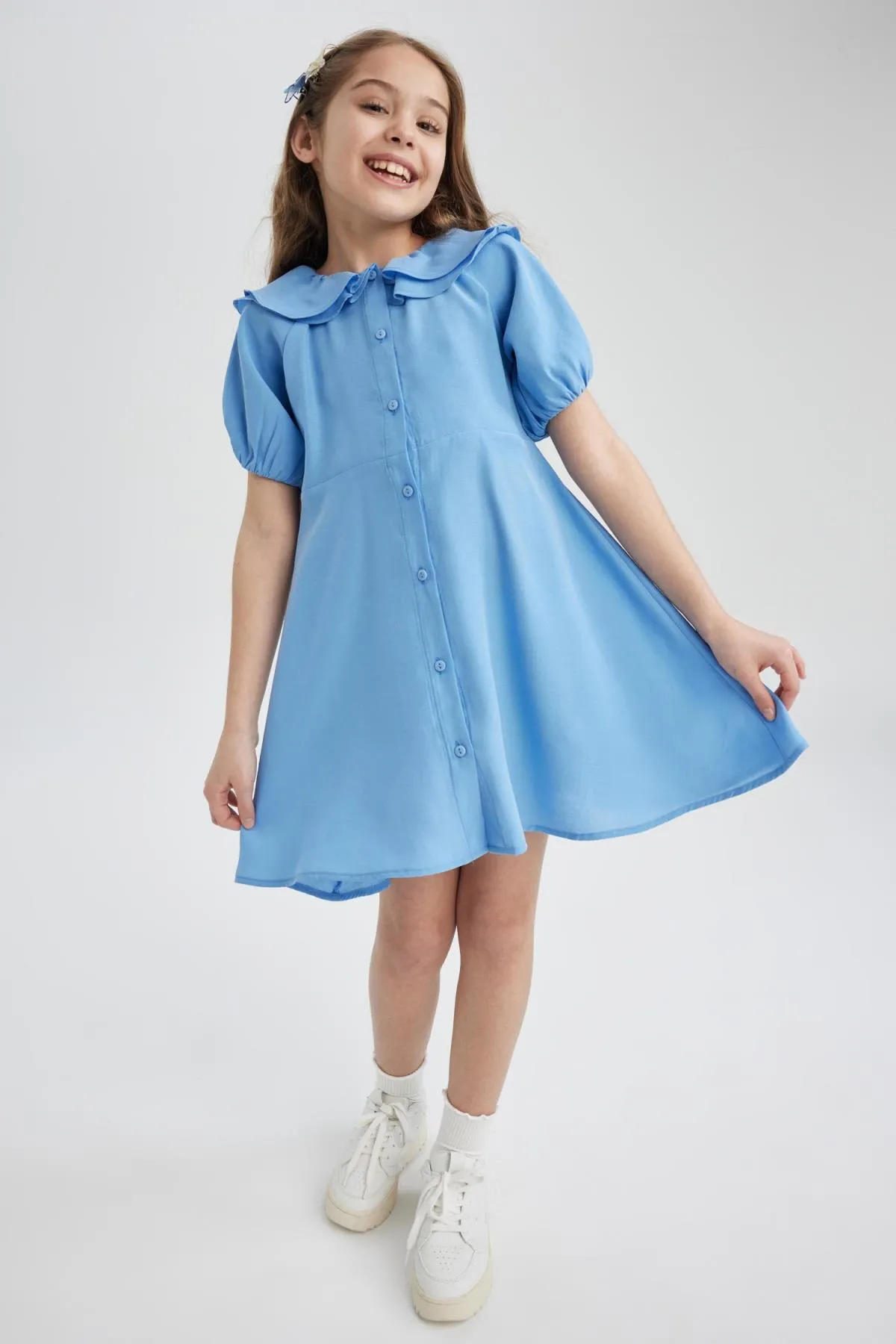 DeFacto  Kurzärmliges Modalkleid für Mädchen Z5919a623sm