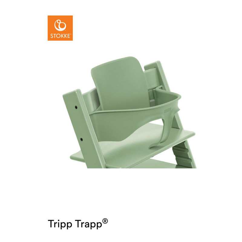 Kit baby set pour chaise haute Tripp Trapp vert pâle Stokke