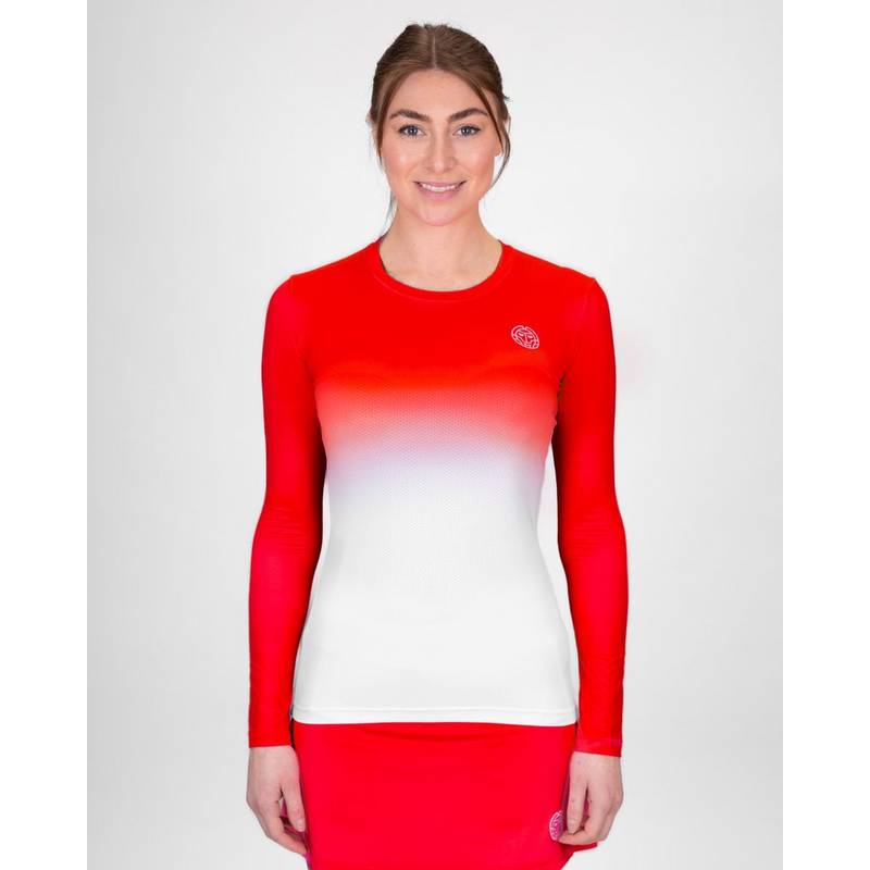BIDI BADU Crew Gradiant Longsleeve Tennisshirt Damen