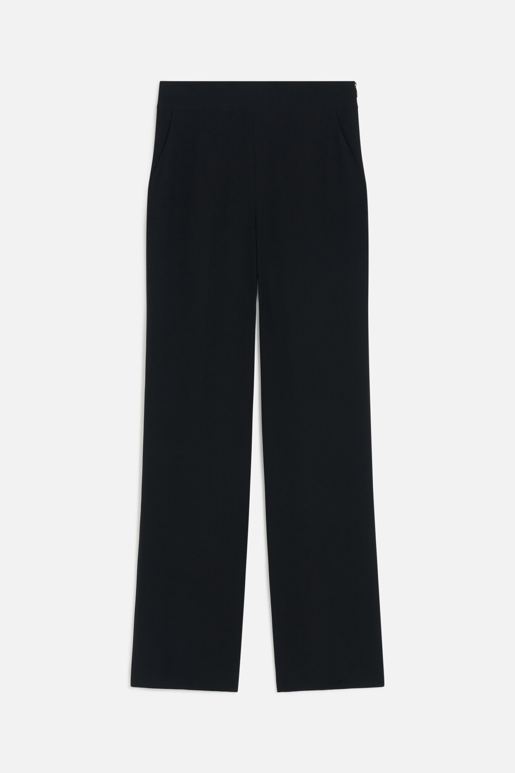 Pantalon pleo noir femme