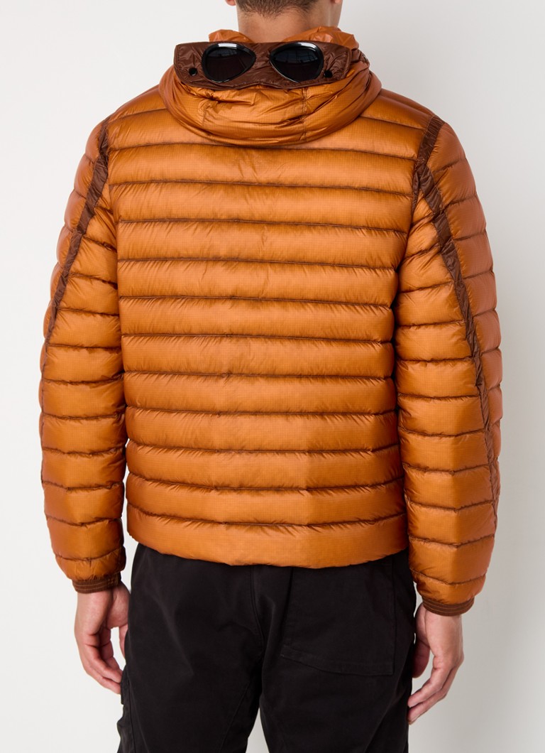 Prešívaná bunda CP Company Shell Medium Hood s kapucňou