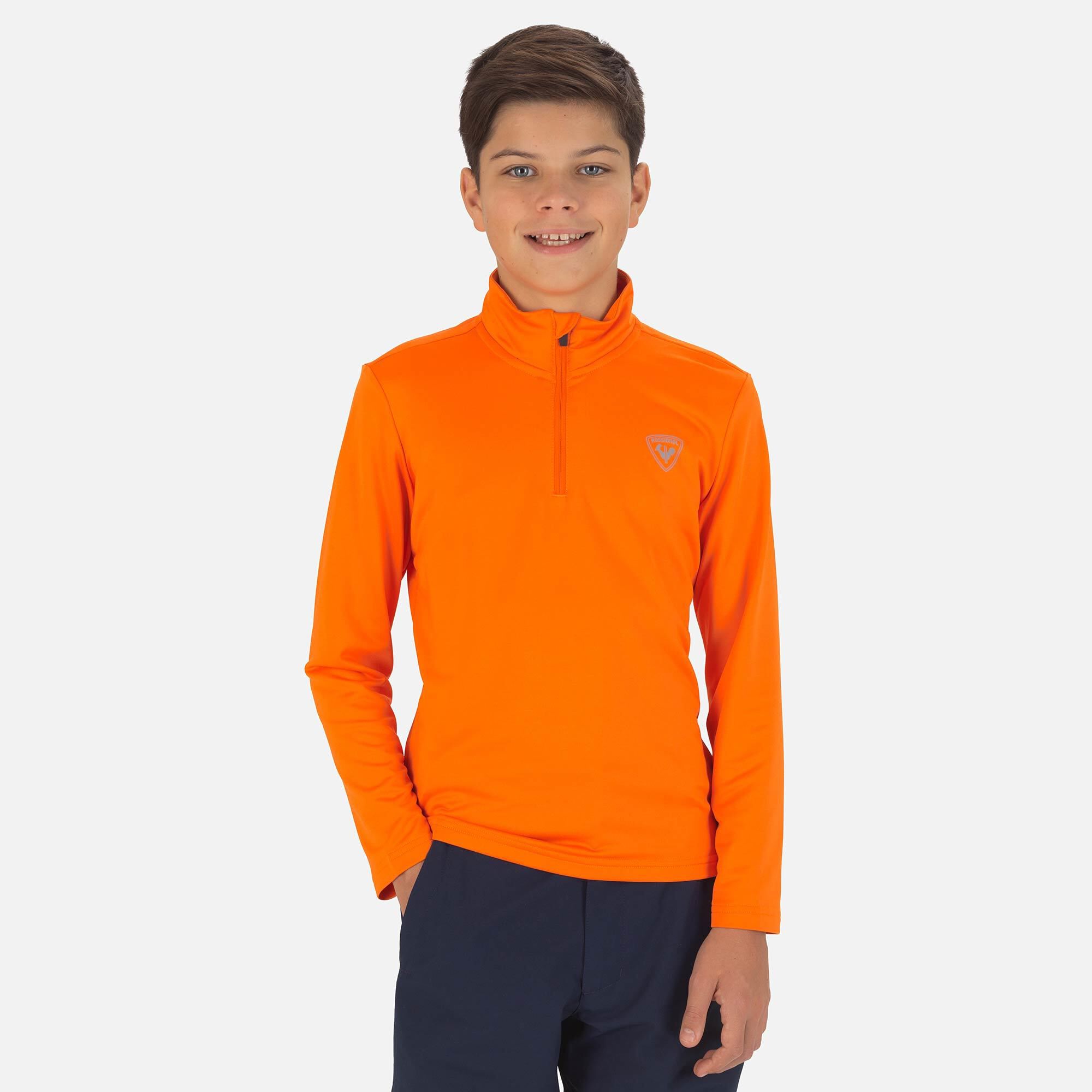Haut en polaire stretch demi-zip Garçon