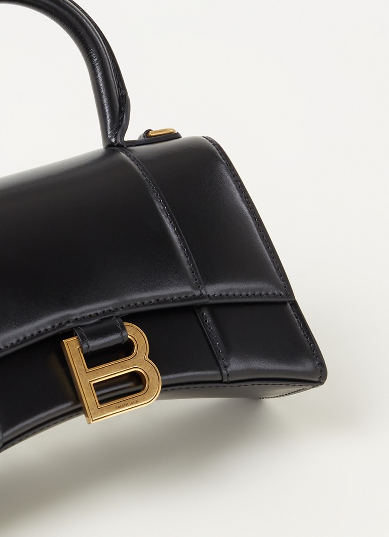 Balenciaga Hourglass XS -käsilaukku vasikannahkaa