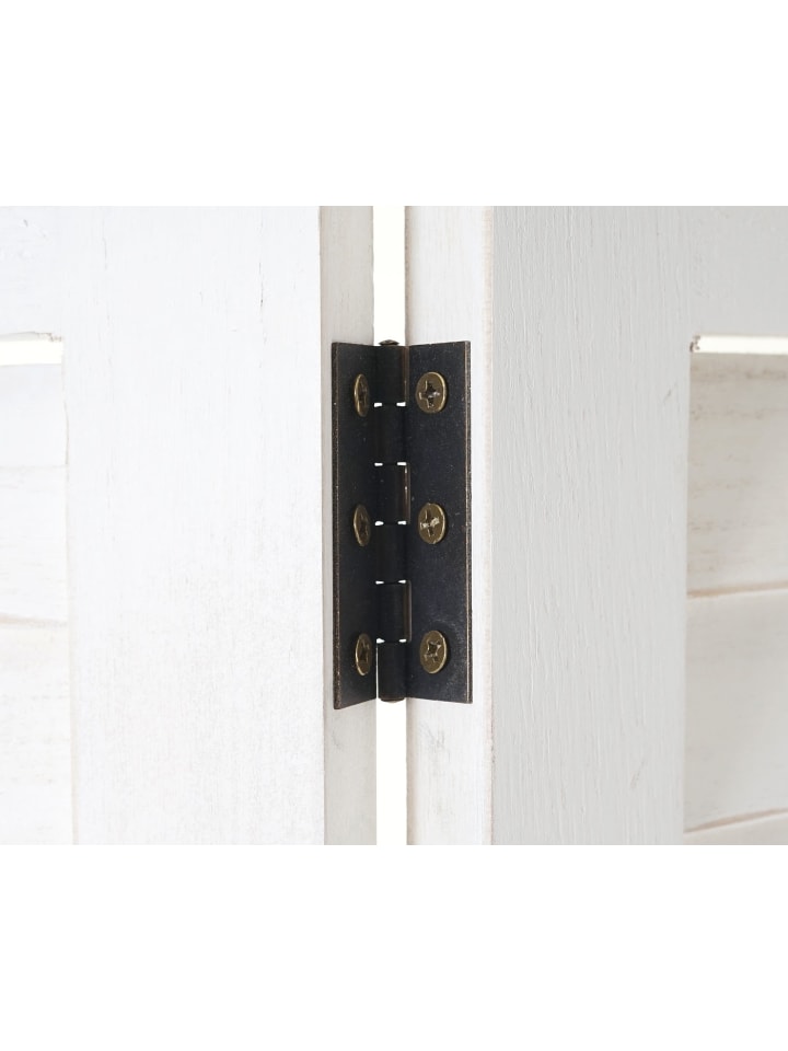 MCW Paravent A84 mit Ornamente, Weiß günstig kaufen onesize