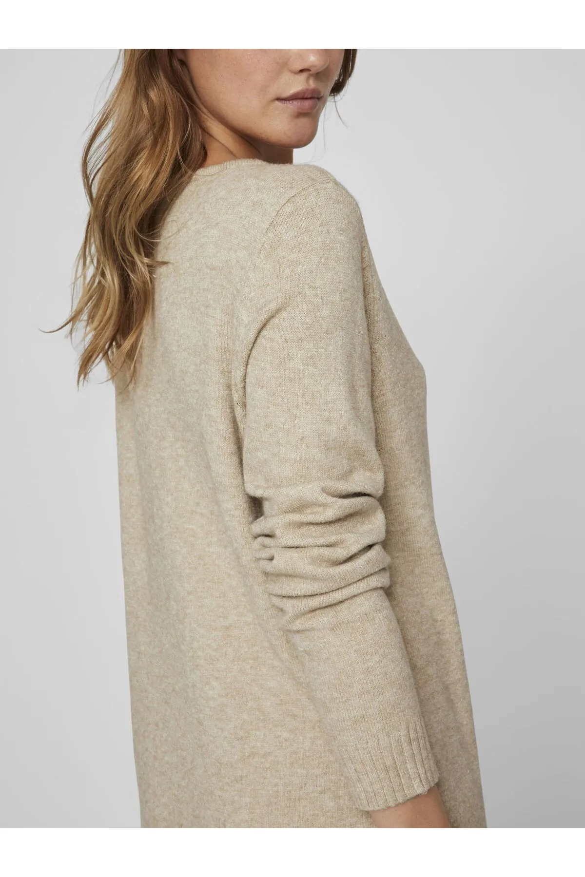 VILA  Langärmeliges Strickkleid
