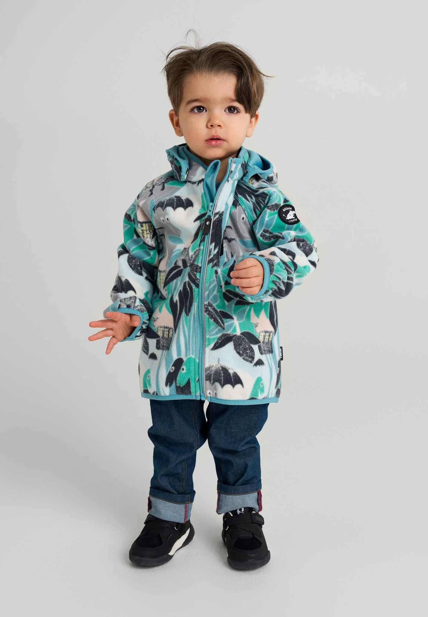 Moomin Kleinkinder Windfleece Jacke Vindskydd