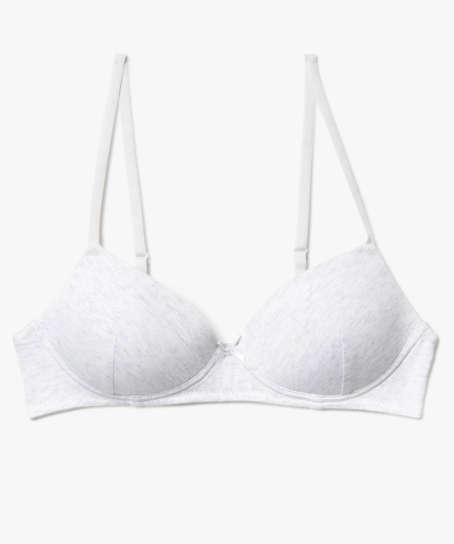 Soutien-gorge avec bonnets paddés fille gris | GEMO