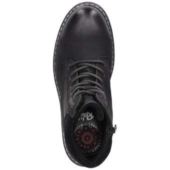 Relife Schnürstiefelette in schwarz