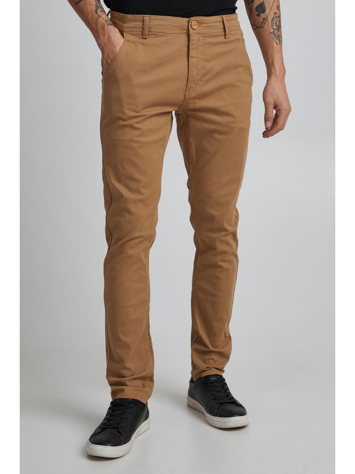 BLEND Chinohose BHNATAN pants - 20703472  Chinohose Slim Fit mit Gürtelschlaufen in rotbraun günstig kaufen