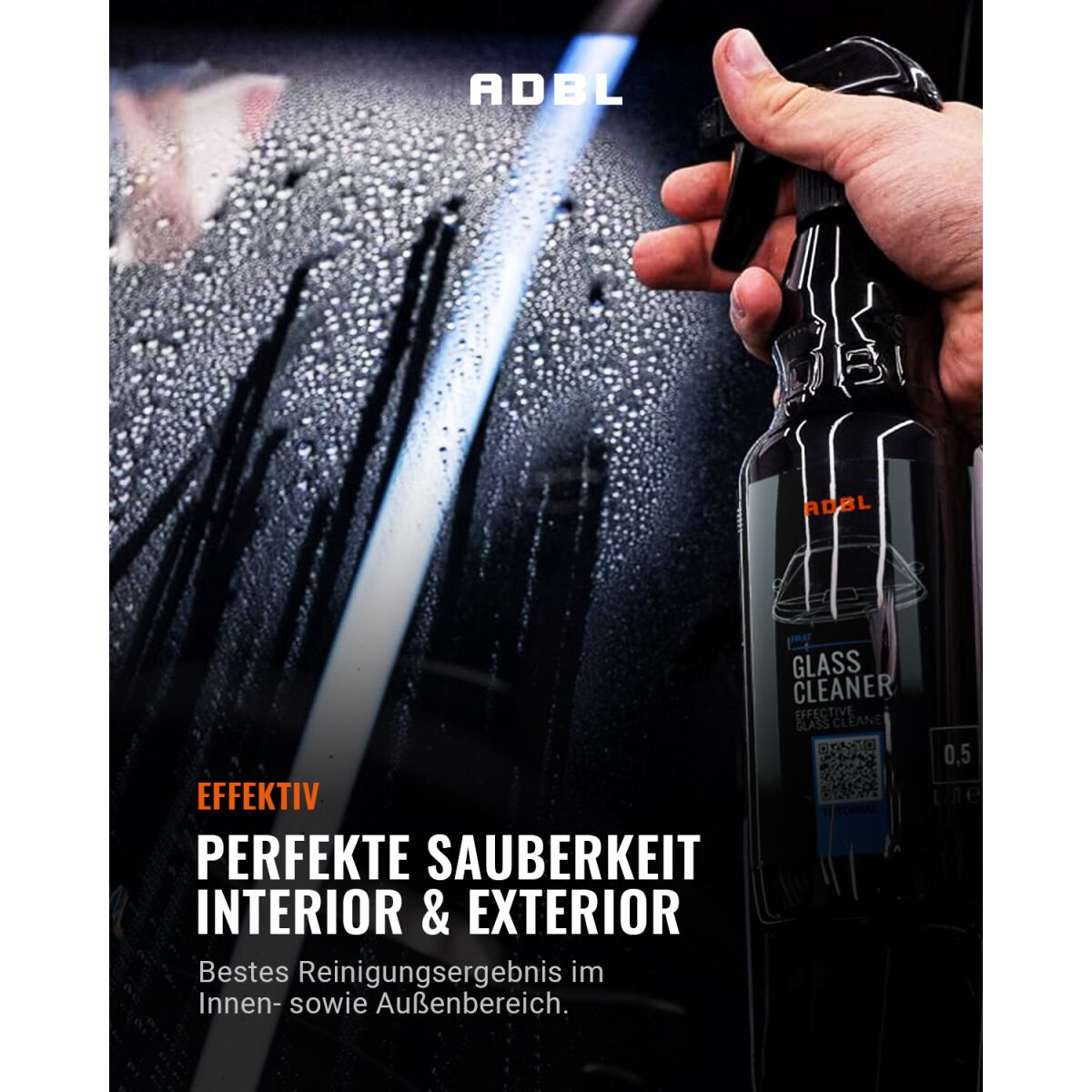 ADBL Glass Cleaner Glasreiniger mit Canyon Trigger 1L