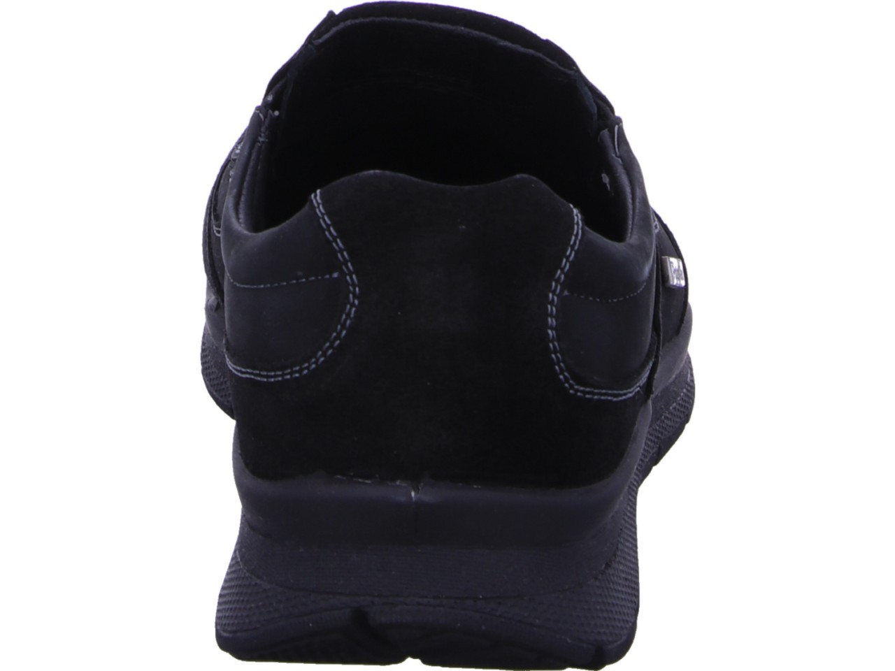 MANITU Klassische Slipper schwarz