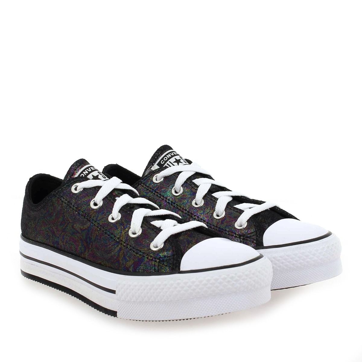 Converse  CTAS OX CLASSIC & EVA LIFT - Noir Irise