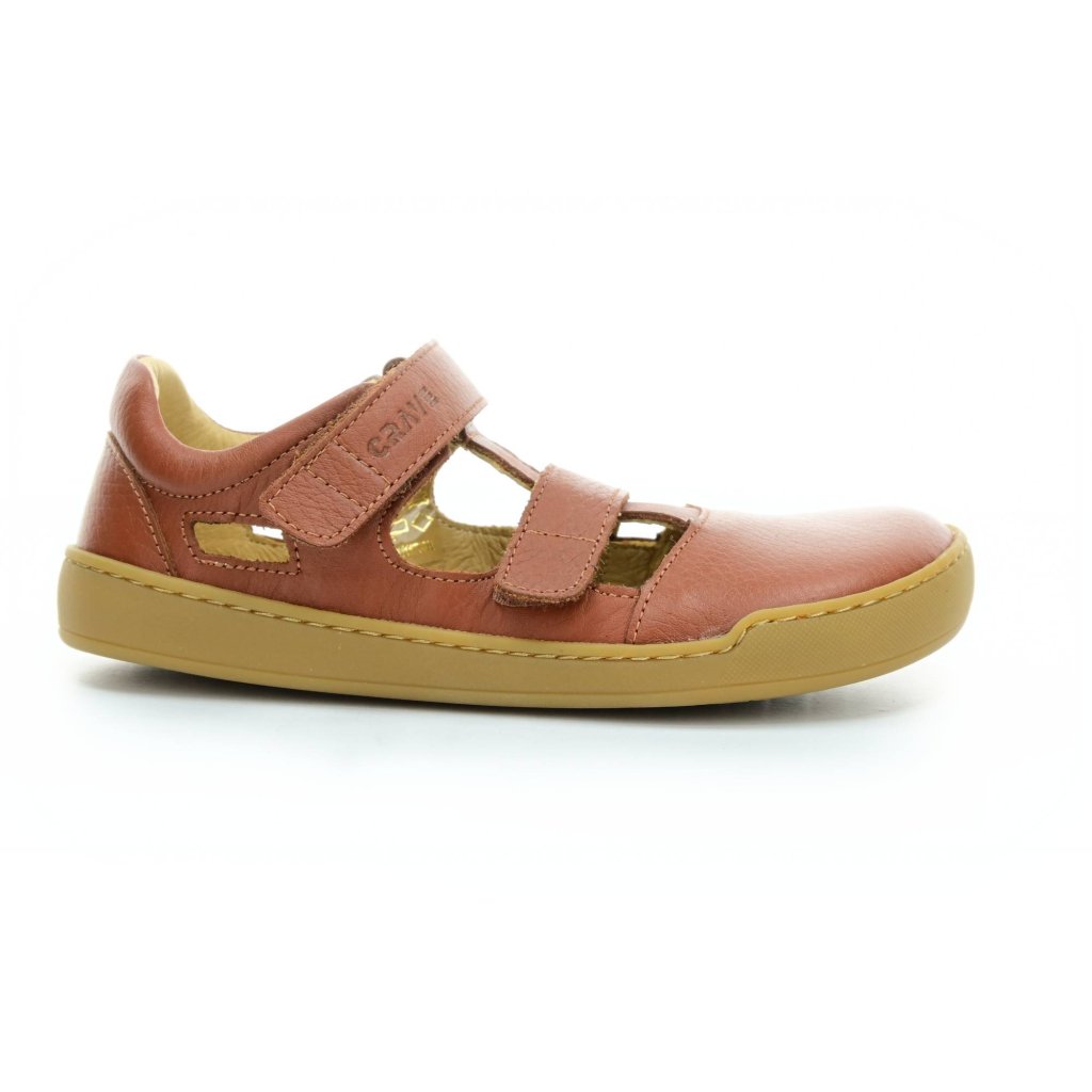 Crave Shellwood Cognac Barfußsandalen