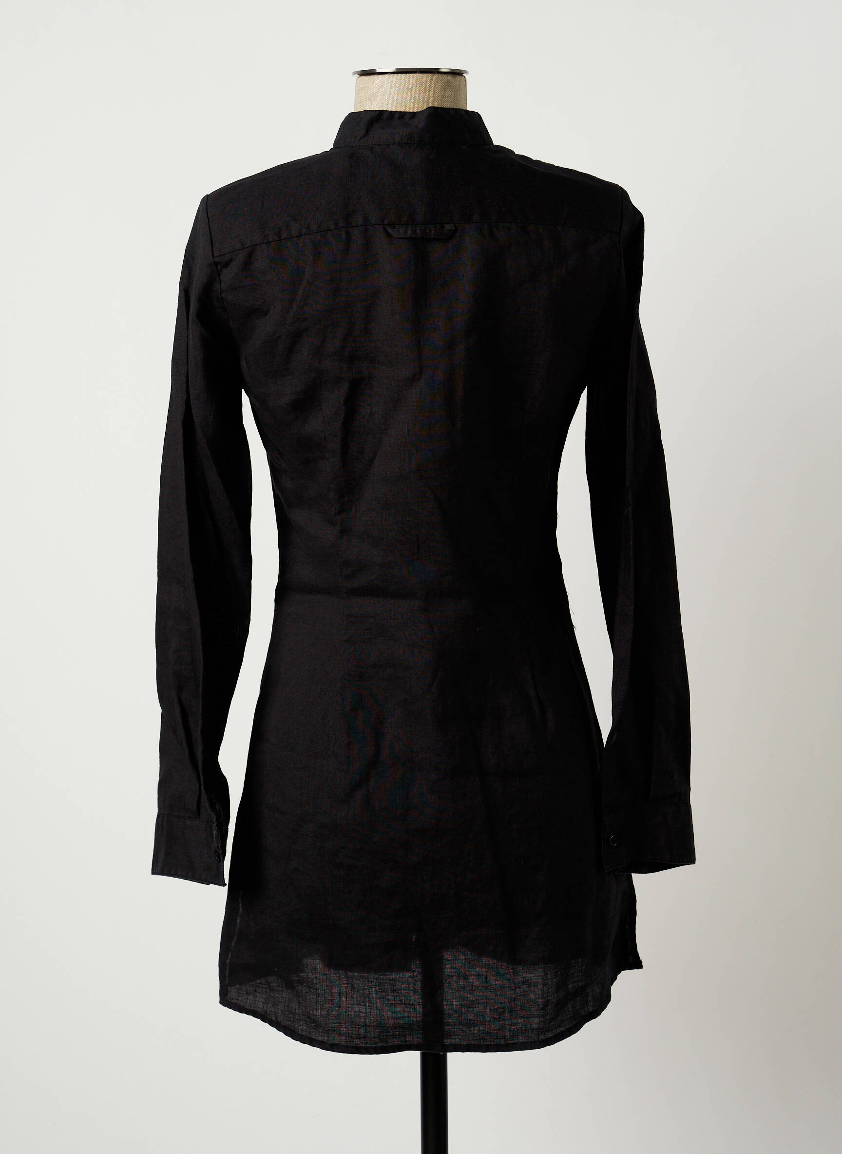 Benetton Tuniquemanchelongue Femme couleur noir