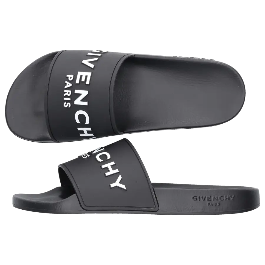 Givenchy - Badeschuhe PARIS Kautschuk - schwarz