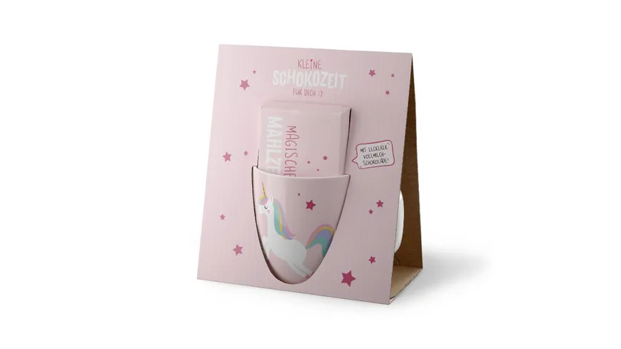 Geschenk für Dich Kleine Schokozeit Einhorn