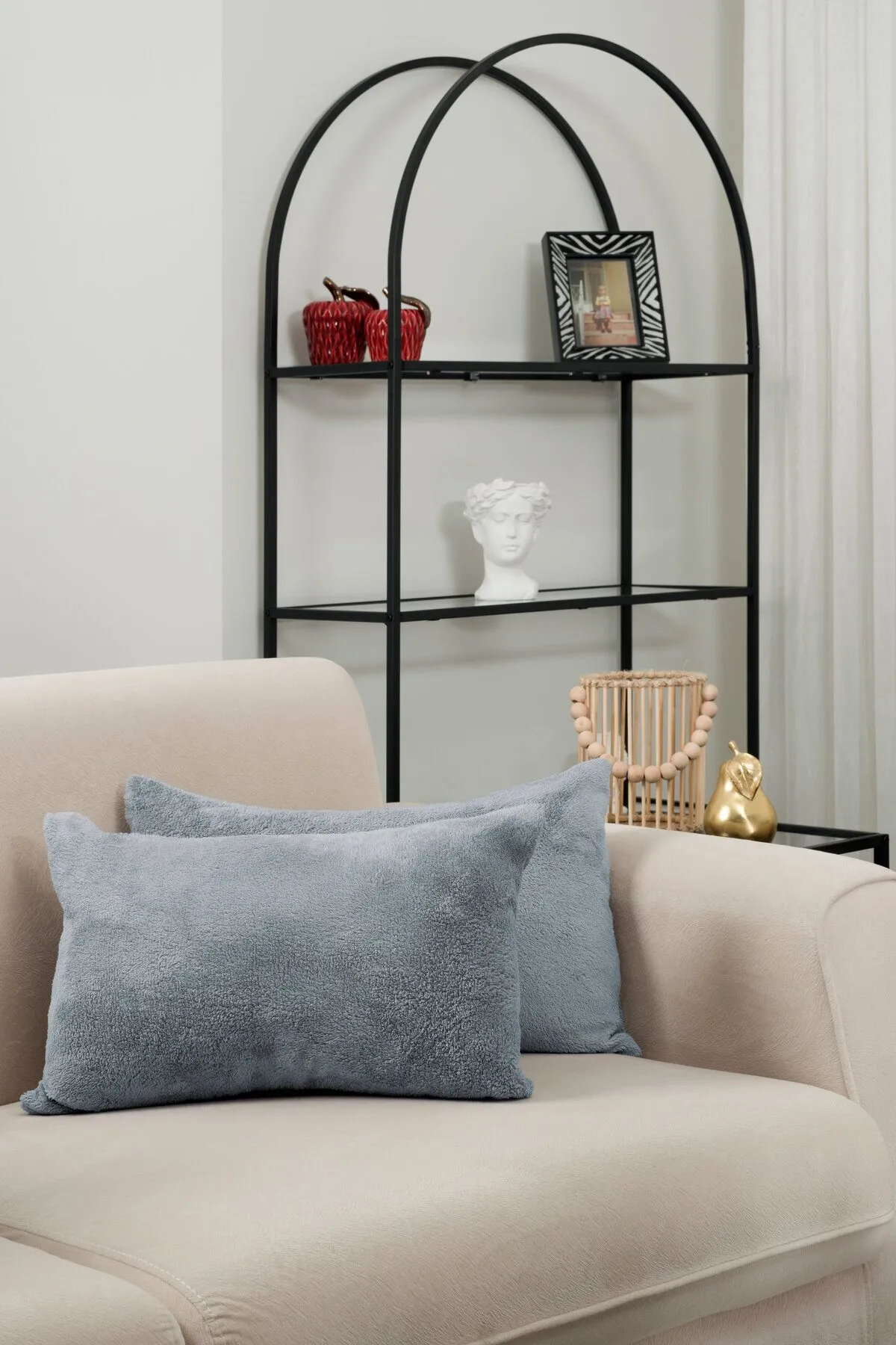 Formeya  Doppelseitiger Wellsoft-Stoff, 2-teilig, 35 x 55 cm, Geschenk, dekorativer Plüsch-Kissenbezug, Kissenbezug
