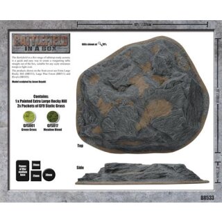Battlefield in a Box: Extra Large Rocky Hill