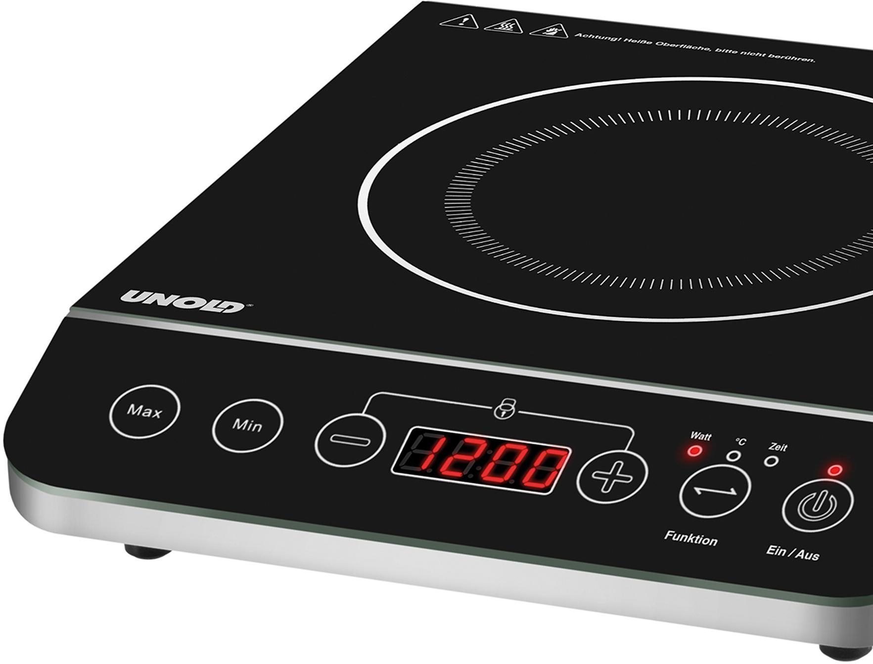 Unold Einzel-Induktionskochplatte 58105 Elegance, bis 2.000 Watt