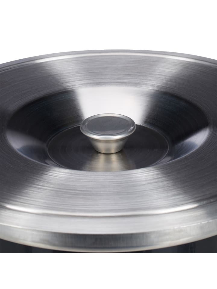 relaxdays Einbaumülleimer Arbeitsplatte in Silber/Schwarz - 8 l günstig kaufen onesize