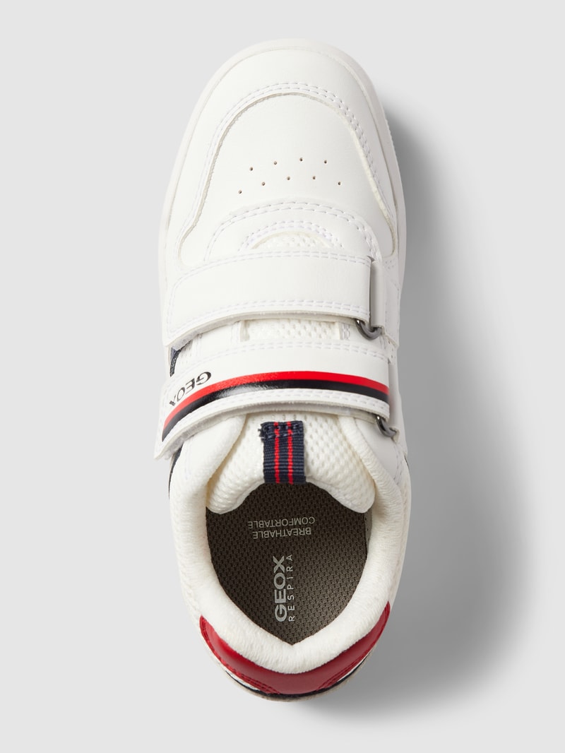 Sneaker mit Klettverschluss in weiß