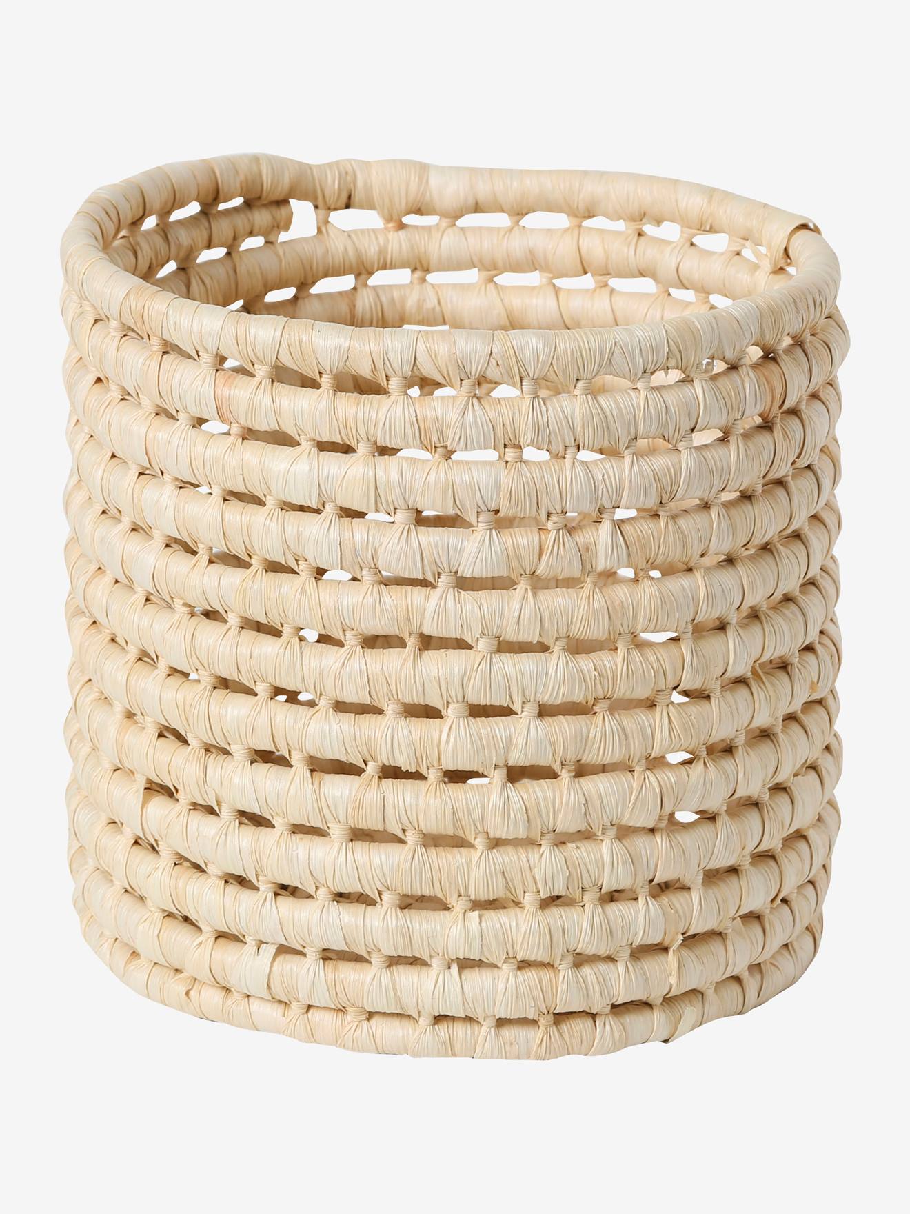 Lot de 2 paniers feuilles de maïs naturel