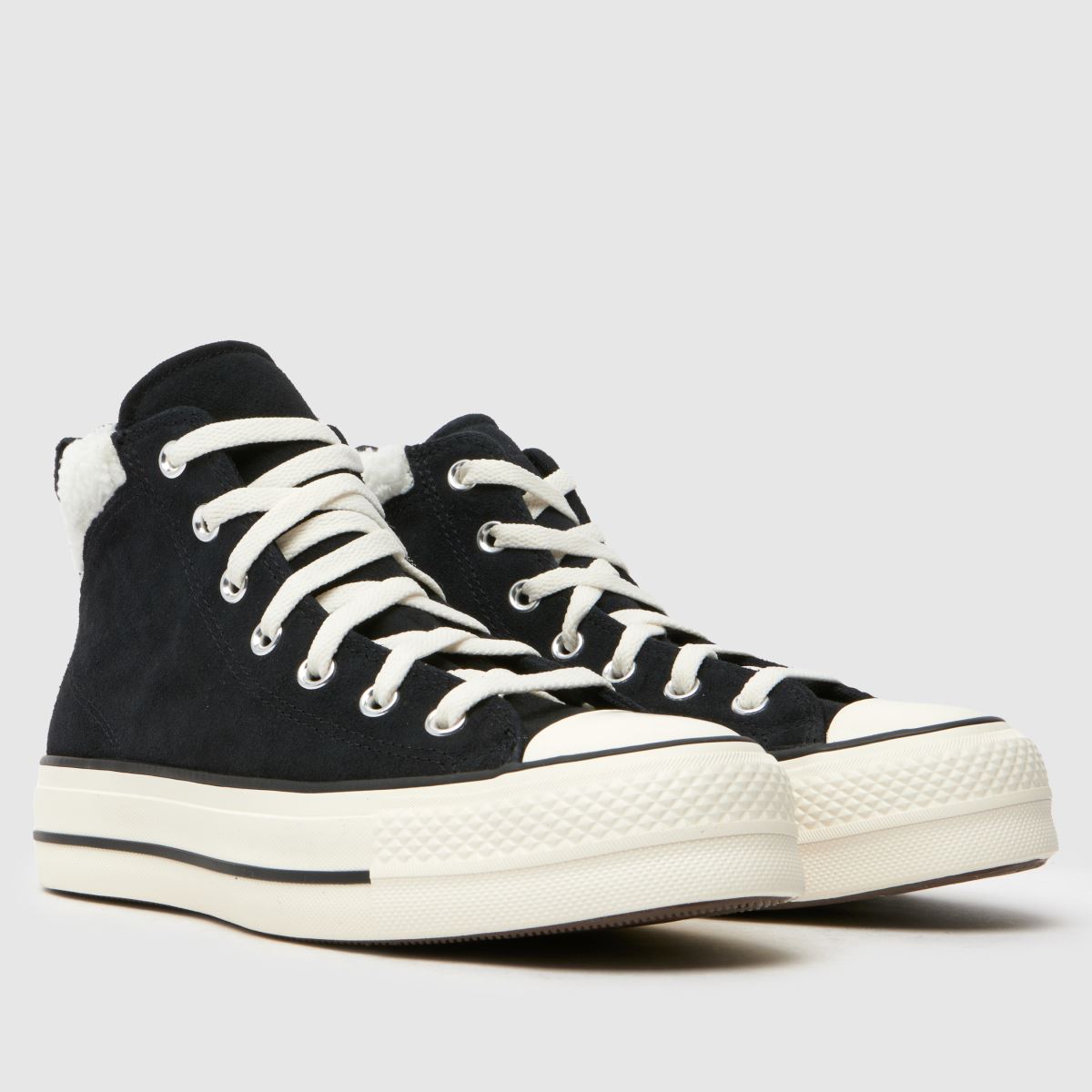 Converse All Star Puff Lift cipők fekete színben