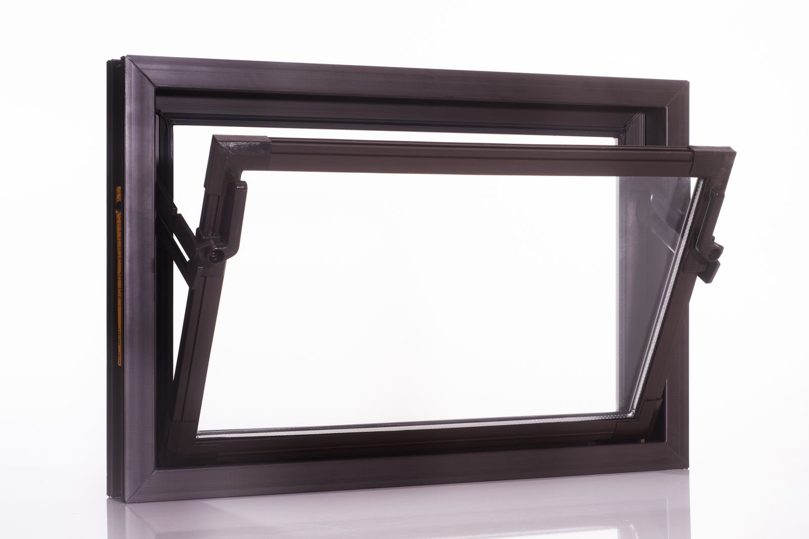 ACO Severin Ahlmann GmbH & Co. KG Kellerfenster ACO 60cm Nebenraumfenster Kippfenster Isoglasfenster Fenster braun Kellerfenster, wärmeisolierende Kunststoff-Hohlkammerprofile