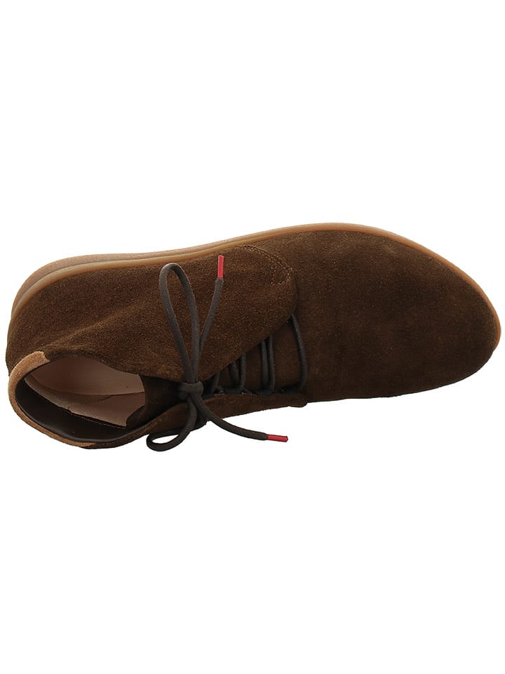 Think! Leder-Ankle-Boots in Braun günstig kaufen