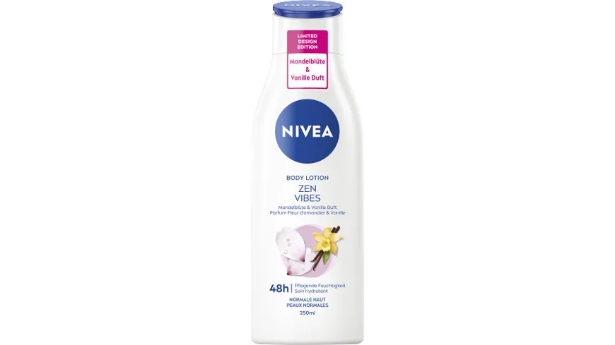 NIVEA Body Lotion Zen Vibes Mandelblüte & Vanille 250 ml