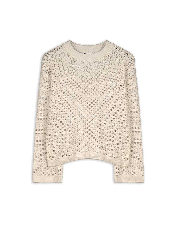 Strickpullover - Lochstrick