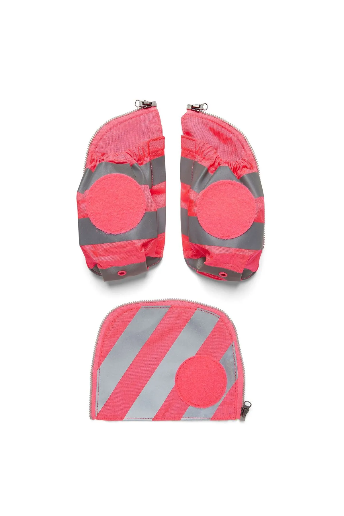 Ergobag  Zubehör Fluo Seitentaschen Sicherheitsset 3tlg. mit Reflektorstreifen