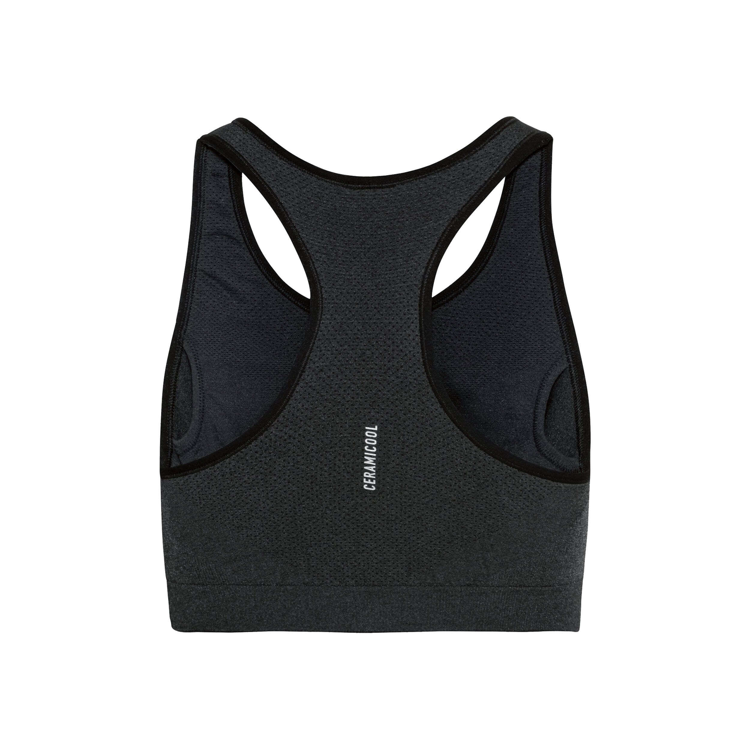 Seamless Medium Ceramicool Sport-BH Damen - Schwarz