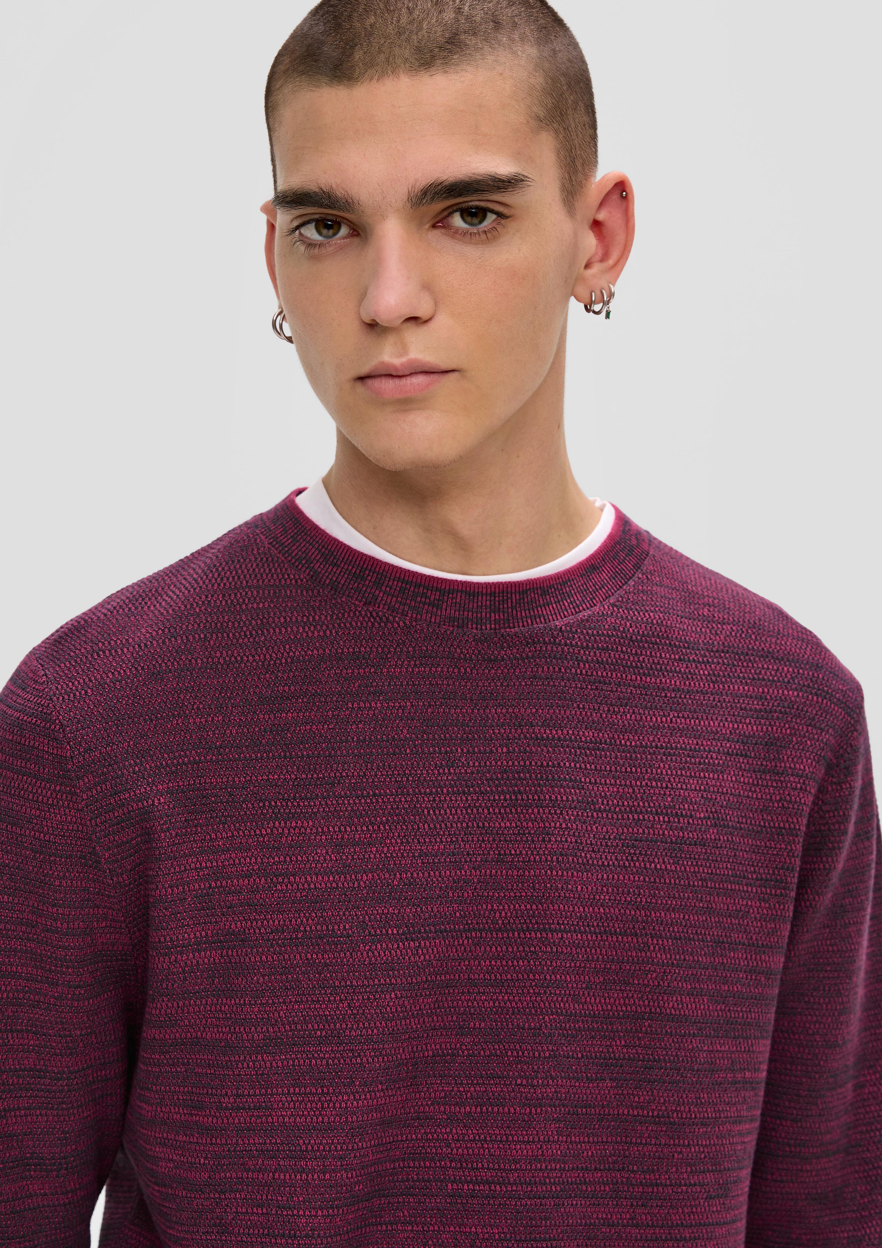 Strickpullover aus reiner Baumwolle  2138544-44W0