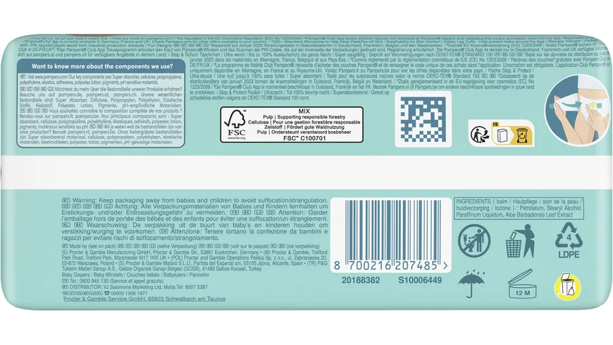 Pampers Premium Protection Windeln