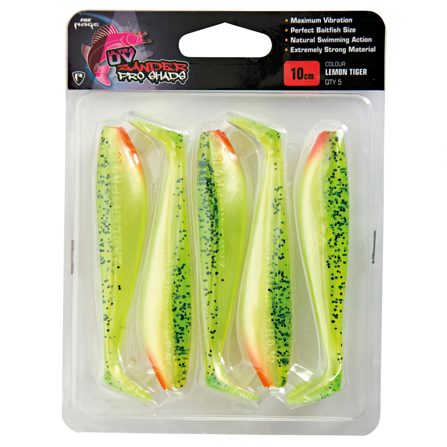 Fox Rage Zander Pro Shads Ultra UV (Lemontiger)