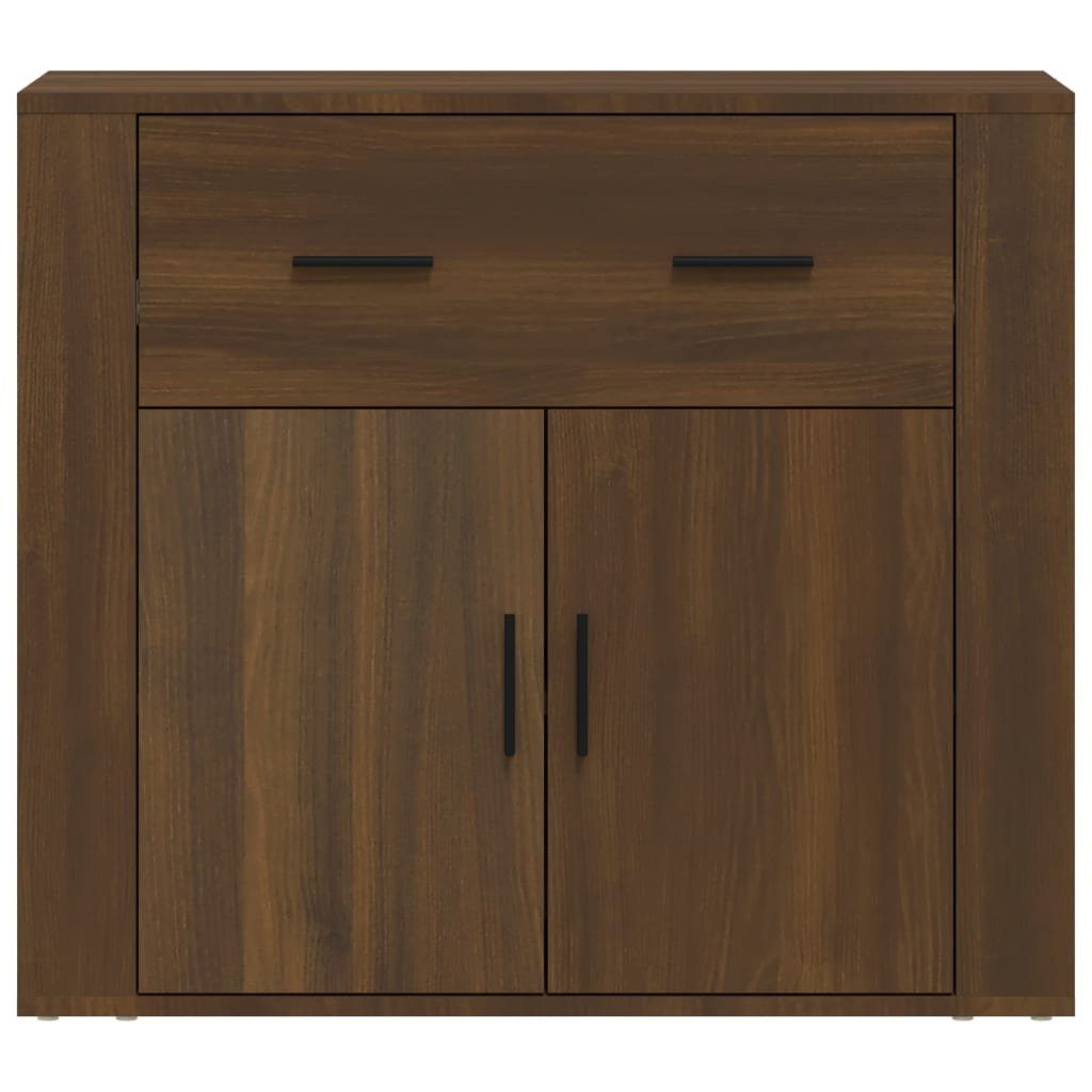 vidaXL Sideboard Sideboard Braun Eichen-Optik 80x33x70 cm Holzwerkstoff (1 St)