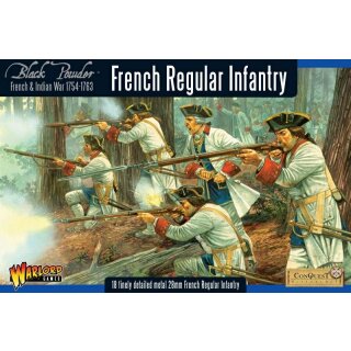 French-Indian War - French Regular Infantry