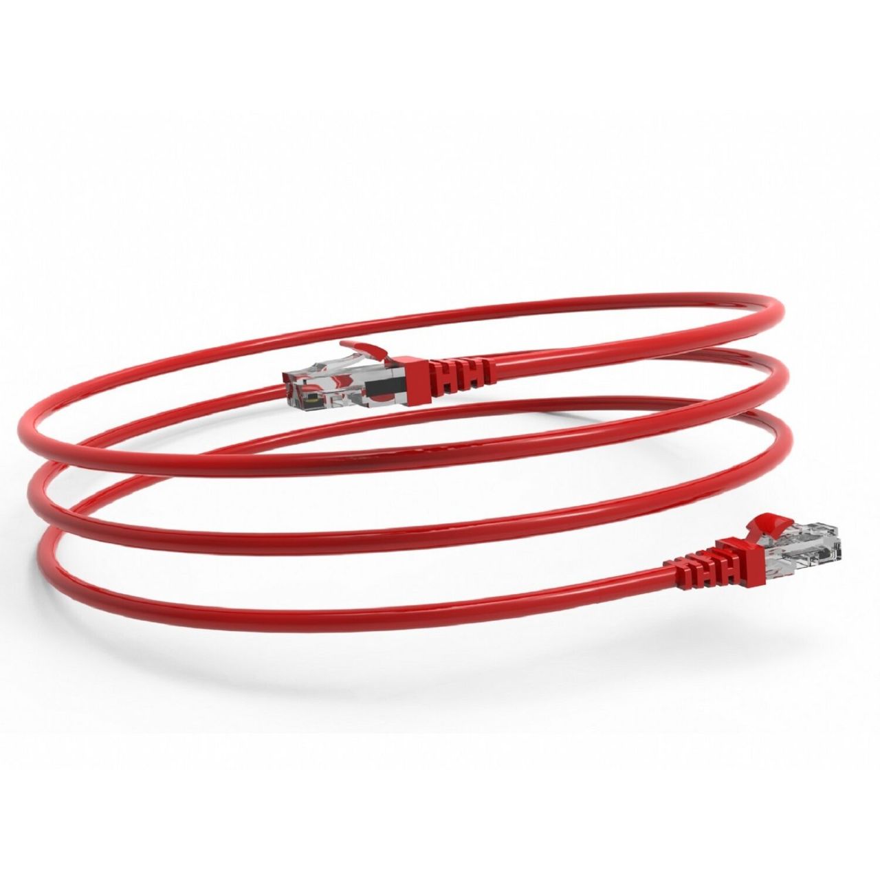 Inca ICAT6-03TK RJ45 Cat6 UTP Ethernetkabel LAN-Kabel Rot 3 Meter