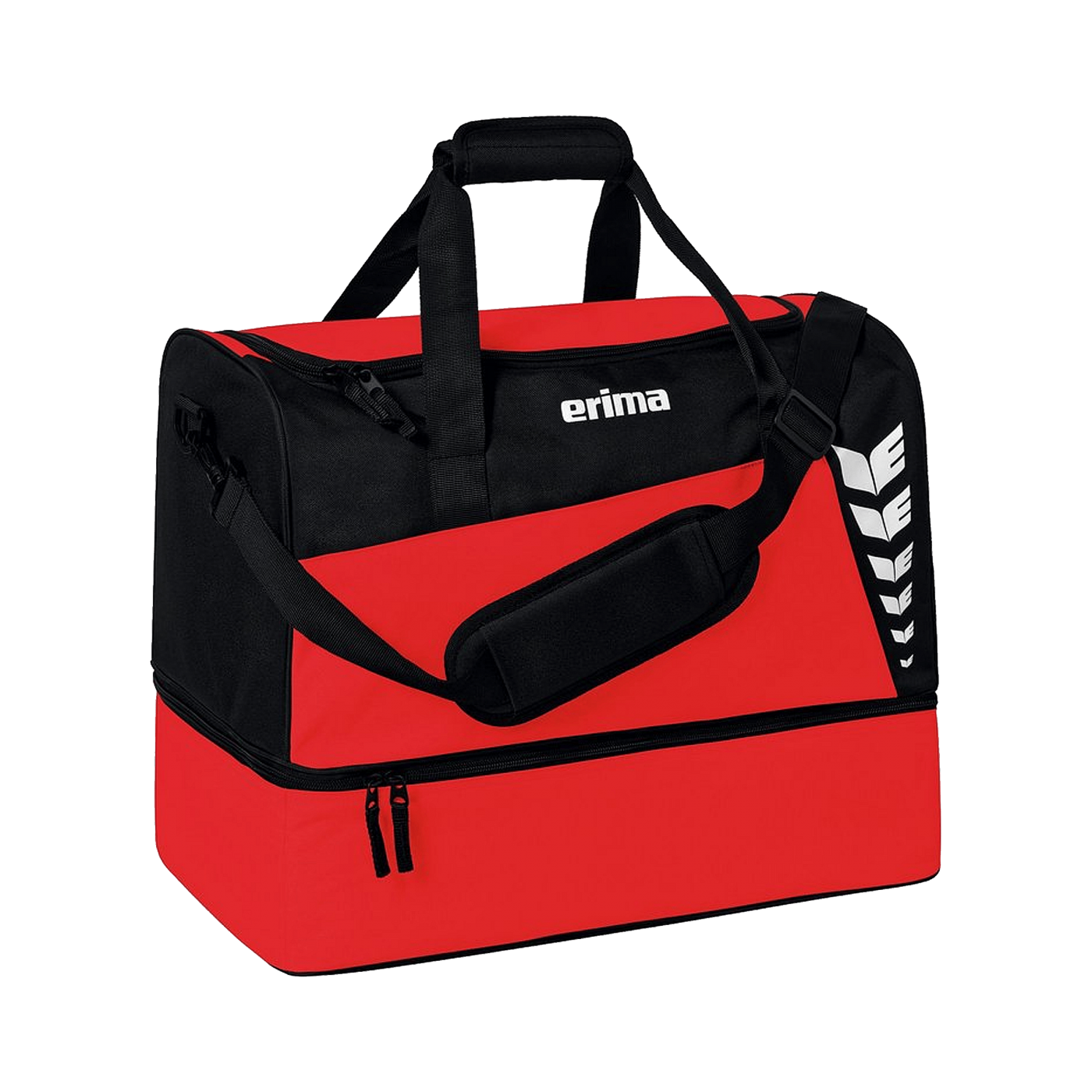 Erima Six Wings Sporttasche mit Bodenfach Gr.M Rot