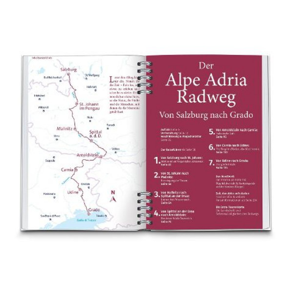 KOMPASS RADREISEFÜHRER ALPE ADRIA RADWEG - Radwanderführer