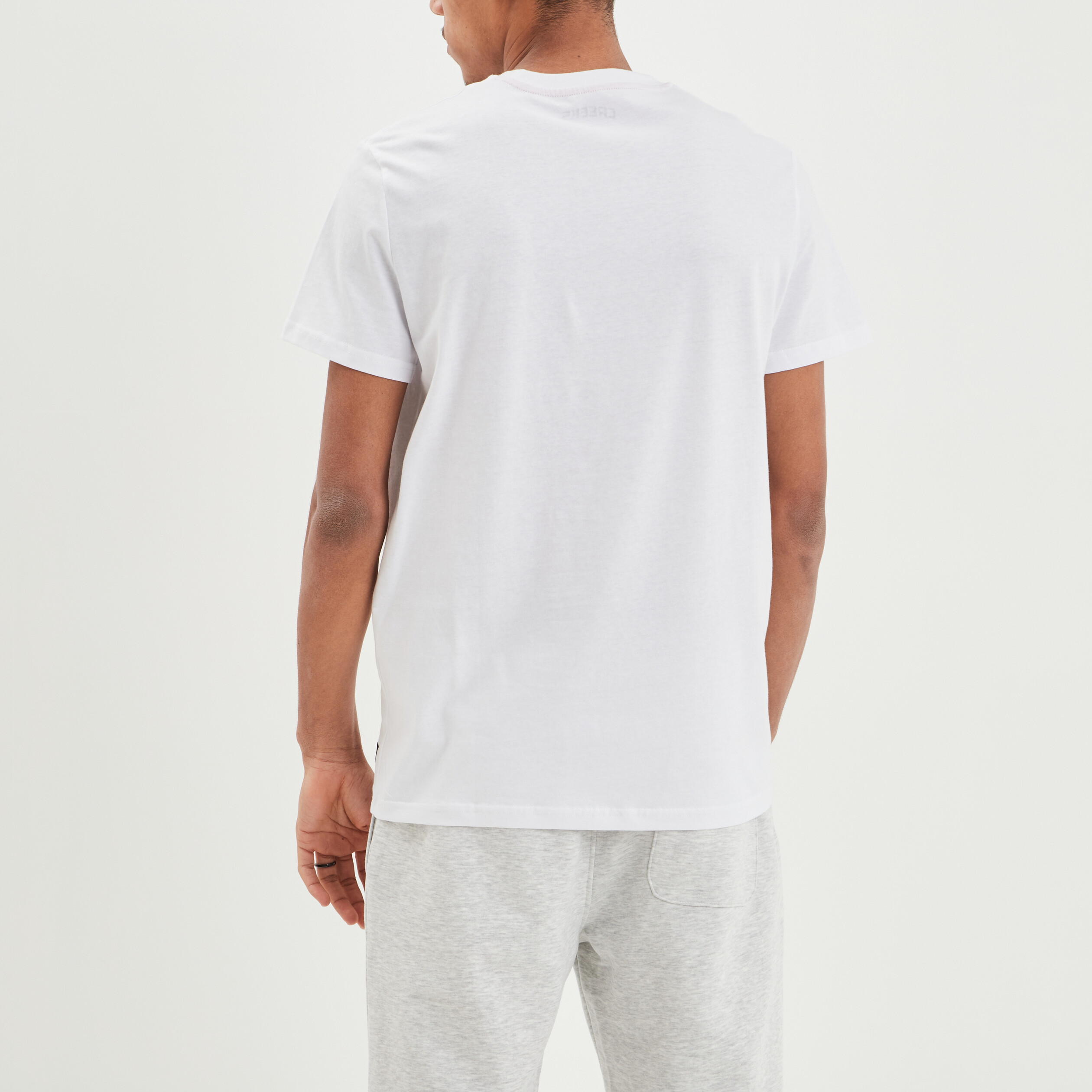 T-shirt manches courtes Creeks blanc homme | La Halle