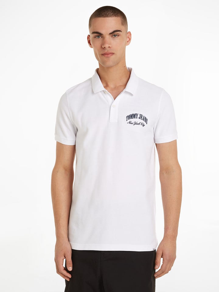 Tommy Hilfiger Poloshirt in Weiß günstig kaufen
