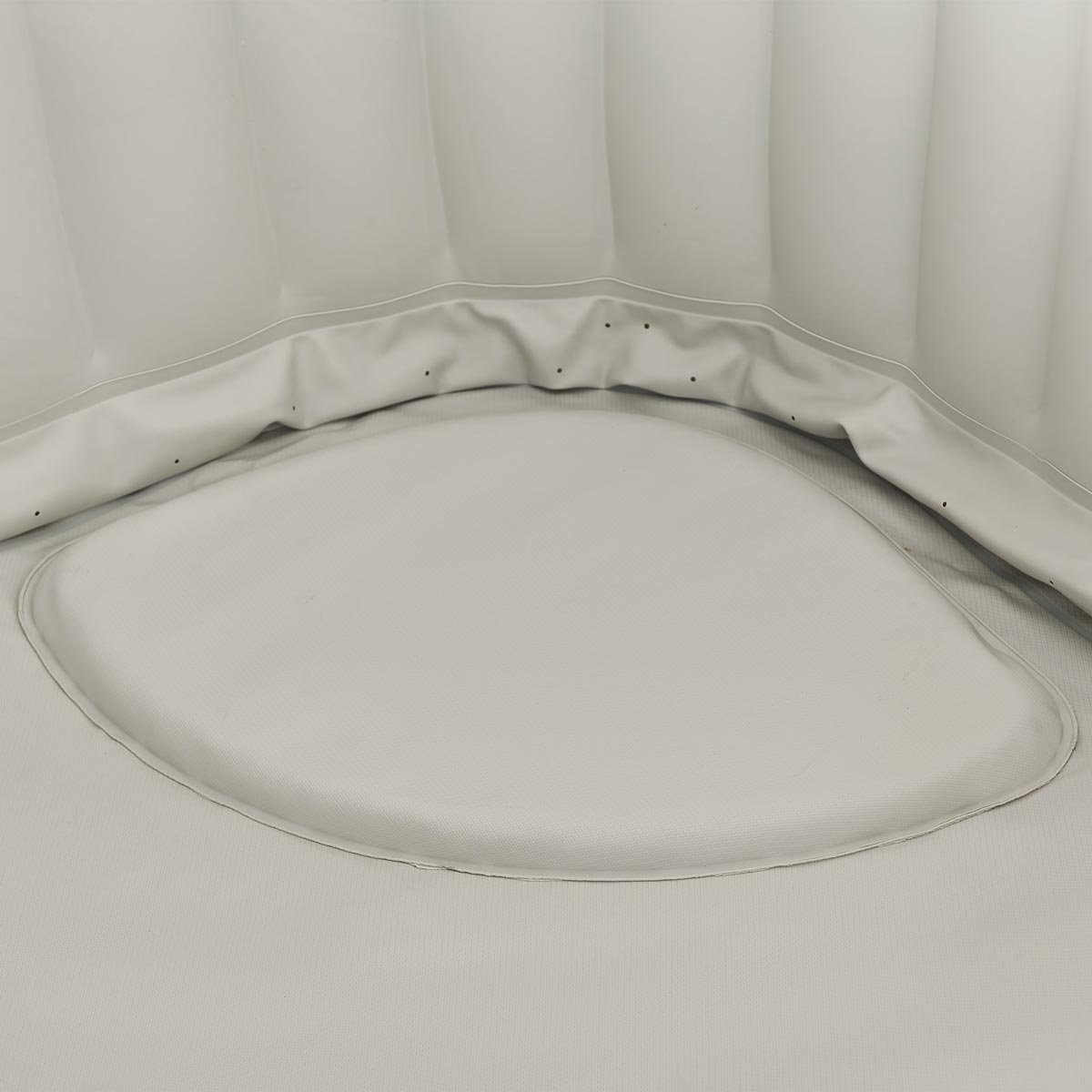 mSpa Whirlpool BRAST Whirlpool aufblasbar 'Vito' 6 Personen, (185x185x68cm, In- Outdoor Pool), inkl. Aufblasfunktion Abdeckung Timer Heizung