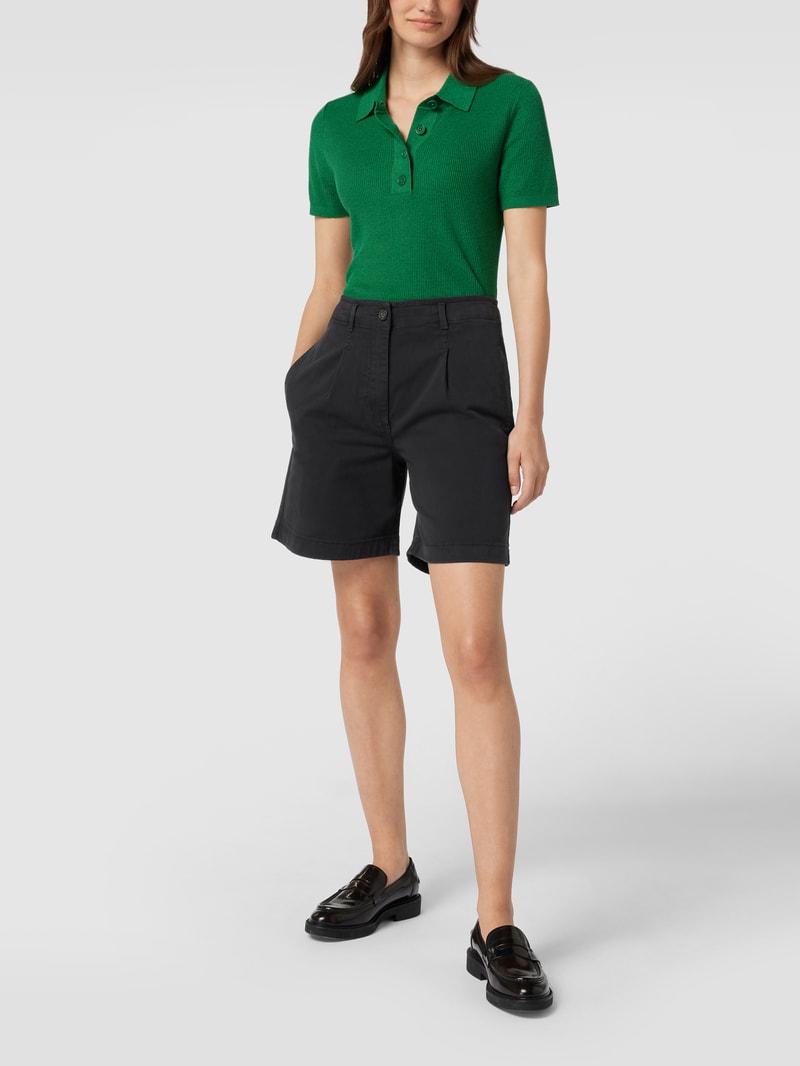 Bermudas mit Eingrifftaschen in marineblau